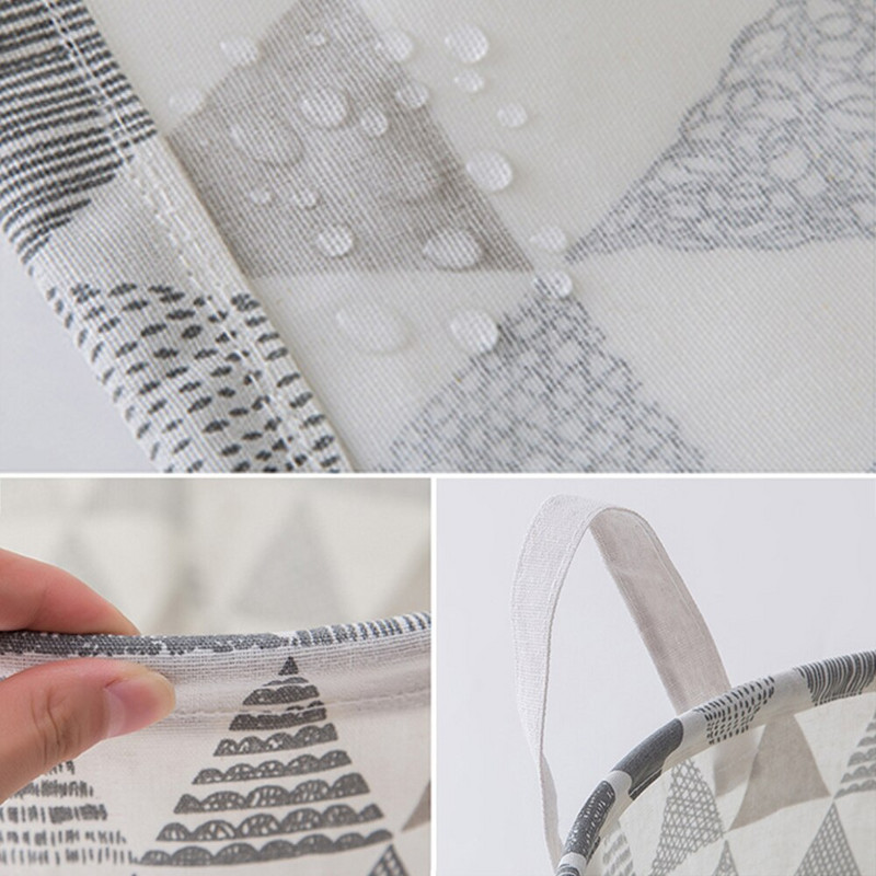 Sulankstomas skalbinių krepšelio talpa Skalbinių krepšelis Art Neperšlampamas vaikų žaislų krepšelis Tunika Nešvarių drabužių krepšelio organizatorius