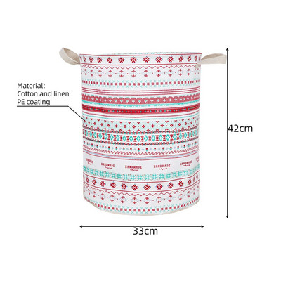 Organizator de rufe Coș Pânză Impermeabil Coș de rufe de capacitate mare Coș de depozitare pentru haine murdare Coș de depozitare pentru jucării acasă