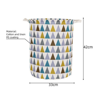 Organizator de rufe Coș Pânză Impermeabil Coș de rufe de capacitate mare Coș de depozitare pentru haine murdare Coș de depozitare pentru jucării acasă