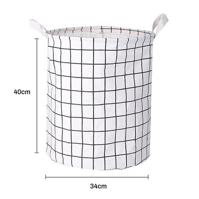 Organizator de rufe Coș Pânză Impermeabil Coș de rufe de capacitate mare Coș de depozitare pentru haine murdare Coș de depozitare pentru jucării acasă