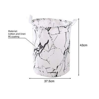 Organizator de rufe Coș Pânză Impermeabil Coș de rufe de capacitate mare Coș de depozitare pentru haine murdare Coș de depozitare pentru jucării acasă