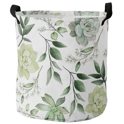 Retro ziedu savvaļas ziedi netīrās veļas grozs salokāms ūdensizturīgs mājas organizators grozs apģērbs bērnu rotaļlietu uzglabāšanas grozs