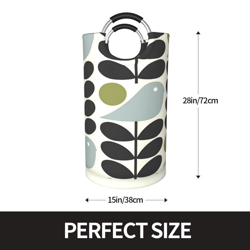 Orla Kiely 1547 Piszkos szennyes kosár Otthoni Játékkosár Tároló Mosodai kosár Mosodai konténer