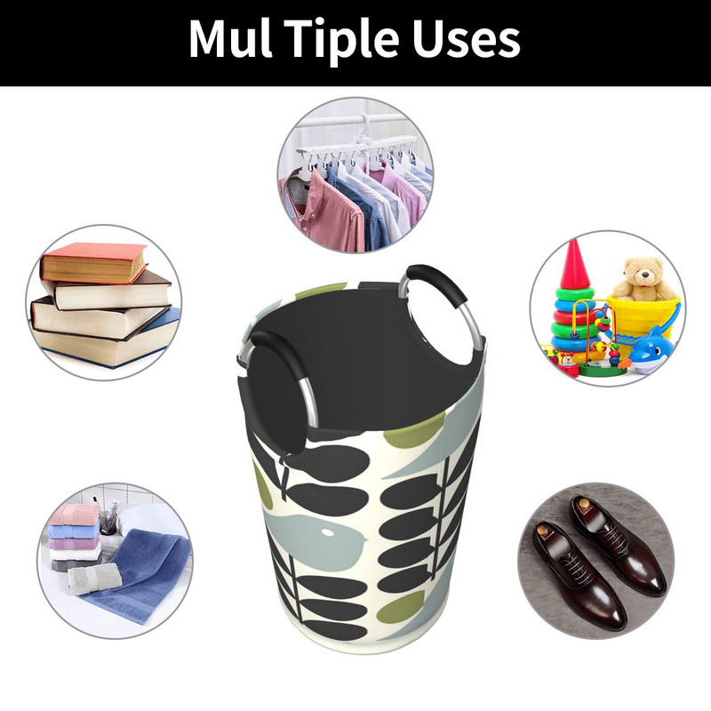 Orla Kiely 1547 Piszkos szennyes kosár Otthoni Játékkosár Tároló Mosodai kosár Mosodai konténer