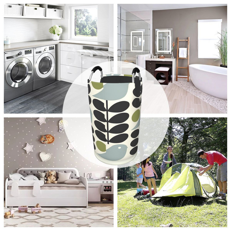 Orla Kiely 1547 Piszkos szennyes kosár Otthoni Játékkosár Tároló Mosodai kosár Mosodai konténer