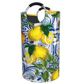 Viduržemio jūros citrina 1240 Nešvarių skalbinių krepšelis Namų žaislų krepšelis Drabužių laikymo krepšelis nešvariems skalbiniams