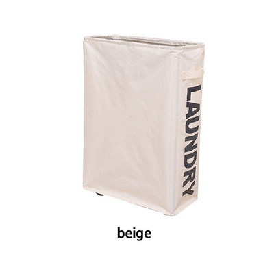 Coș de rufe Oxford cu roți Colț multifuncțional Coș de rufe subțire Coș de depozitare pentru haine murdare Container organizator