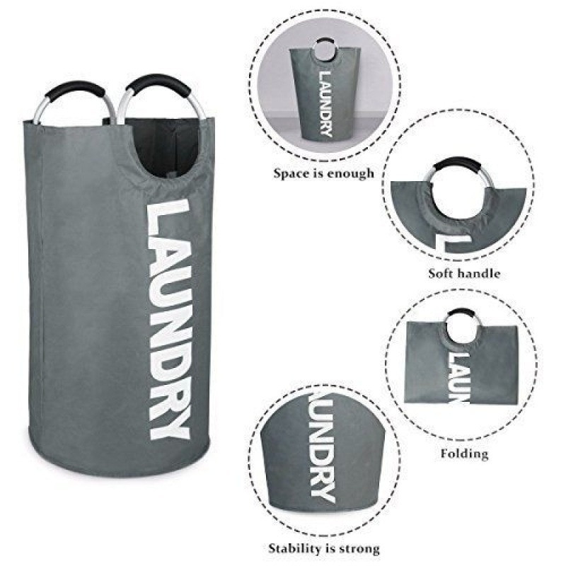 Coș de rufe pliabil Coș de rufe Coș de depozitare pliabil Coș de cămin Suport jucărie Spălat Rufe Geantă cu mâner Geanta de depozitare