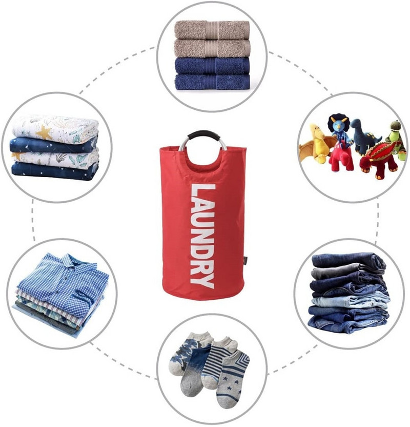 115 l liels veļas grozs, saliekams audums, veļas šķērslis, augsts salokāms veļas maisiņš, ūdensnecaurlaidīga pārnēsājama veļas tvertne