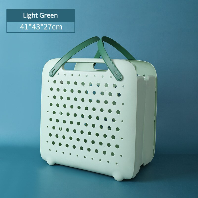 Kokkupandav pesukorv Pesurõivad Määrdunud riiete hoiuruum Plastikust korv Vannitoa hoiuruum määrdunud riidekorvi korraldaja