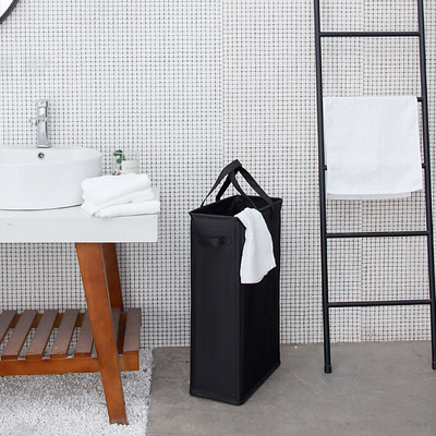 42L/62L Vékony mosodai kosarak Szervezők Fogantyúk Guruló mosogatótálca hálószobákhoz, nappalihoz, fürdőszobához