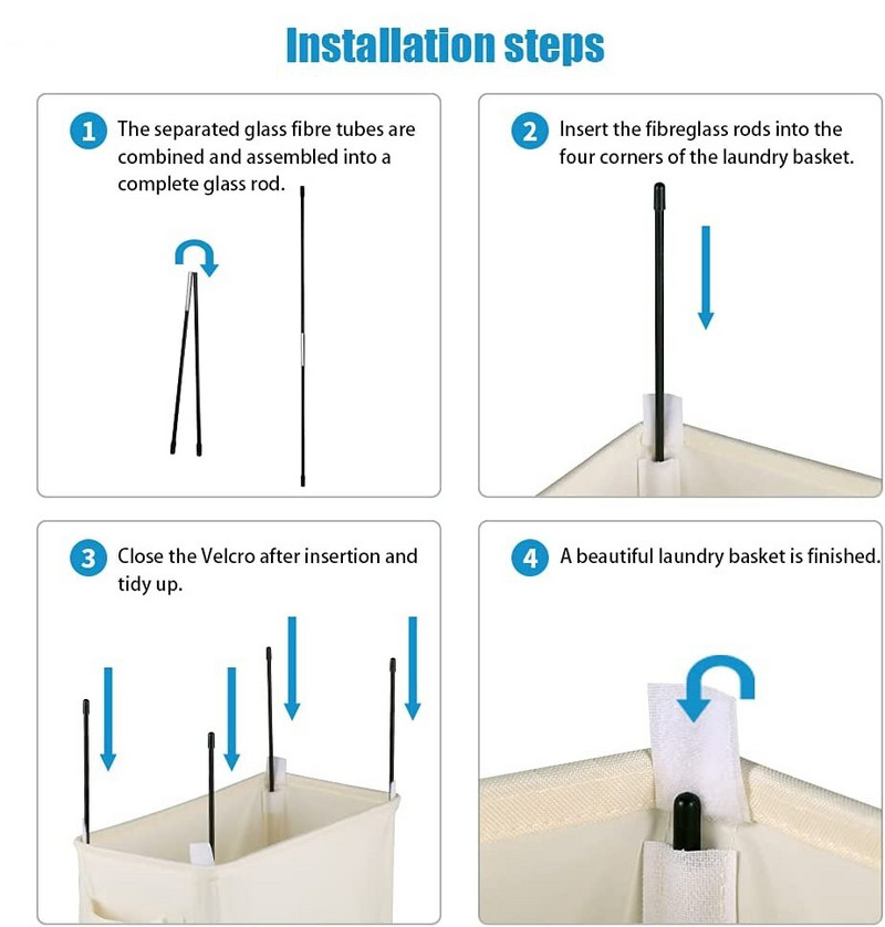 42L/62L Vékony mosodai kosarak Szervezők Fogantyúk Guruló mosogatótálca hálószobákhoz, nappalihoz, fürdőszobához