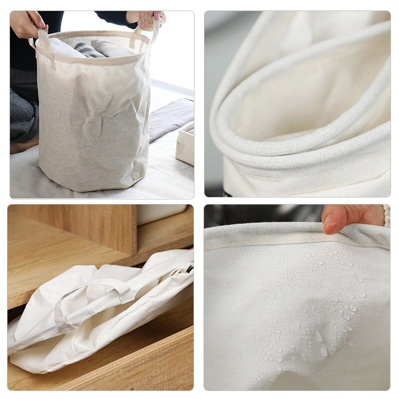 Összecsukható szennyeskosarak Fürdőszoba Mosoda-rendező Mosodai kosár Mosodatáska piszkos ruhákhoz Otthoni tárolótáska szervezése