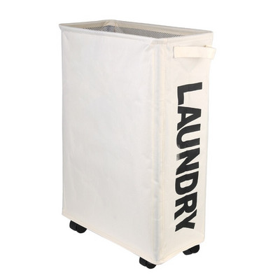 Szennyes kosár Gördülő kerekek Mosodai akadály Összecsukható szennyestáska Tárolójáték Piszkos ruharendező