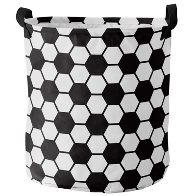 Futbolo futbolo tinklelio eskizas Nešvarių skalbinių krepšelis Sulankstomas vandeniui atsparus namų organizatorius krepšelis Drabužiai Vaikų žaislų laikymo krepšelis