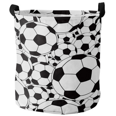 Futbolo futbolo tinklelio eskizas Nešvarių skalbinių krepšelis Sulankstomas vandeniui atsparus namų organizatorius krepšelis Drabužiai Vaikų žaislų laikymo krepšelis