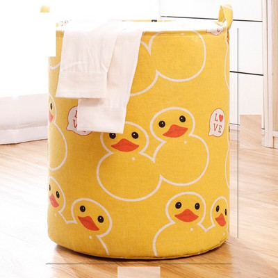 Coș de rufe pentru copii Coș de depozitare articole diverse Coș de depozitare pliabil pentru jucării Găleată pentru haine murdare Container pliabil pentru animale din desene animate Cutie de rufe