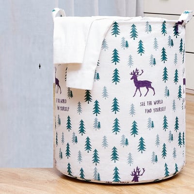 Coș de rufe pentru copii Coș de depozitare articole diverse Coș de depozitare pliabil pentru jucării Găleată pentru haine murdare Container pliabil pentru animale din desene animate Cutie de rufe
