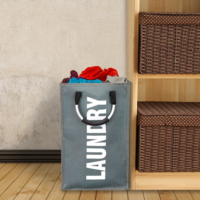 Coș de rufe pliabil Oxford Impermeabil Geantă de rufe murdară Îmbrăcăminte multifuncțională Coșuri de depozitare pentru lenjerie de corp Coș pentru mașină de spălat