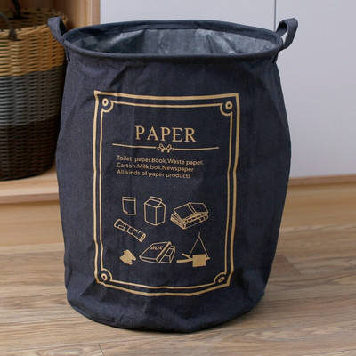 Košara za rublje od trapera Bačva za pohranu dječjih igračaka Sklopiva vodootporna kutija za pohranu Organizator Krhotina za prljavu odjeću Košara za knjige