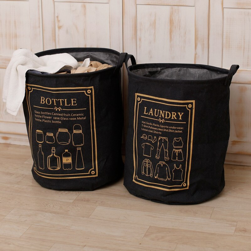Košara za rublje od trapera Bačva za pohranu dječjih igračaka Sklopiva vodootporna kutija za pohranu Organizator Krhotina za prljavu odjeću Košara za knjige