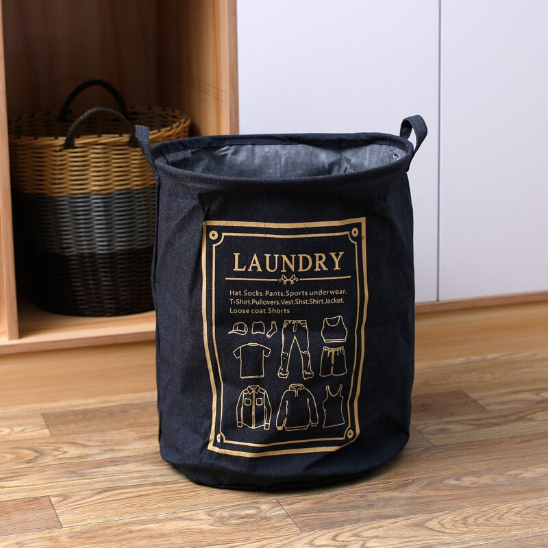 Košara za rublje od trapera Bačva za pohranu dječjih igračaka Sklopiva vodootporna kutija za pohranu Organizator Krhotina za prljavu odjeću Košara za knjige
