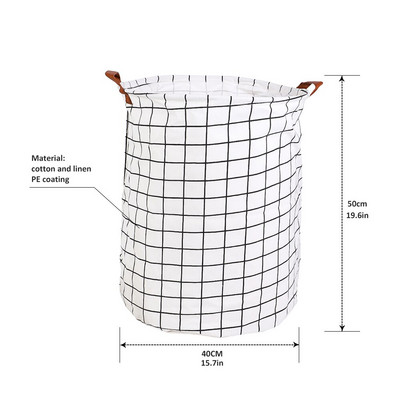 Naujas 1 vnt sulankstomas skalbinių krepšelis didelės talpos skalbinių kliūtis nešvariems drabužiams laikyti