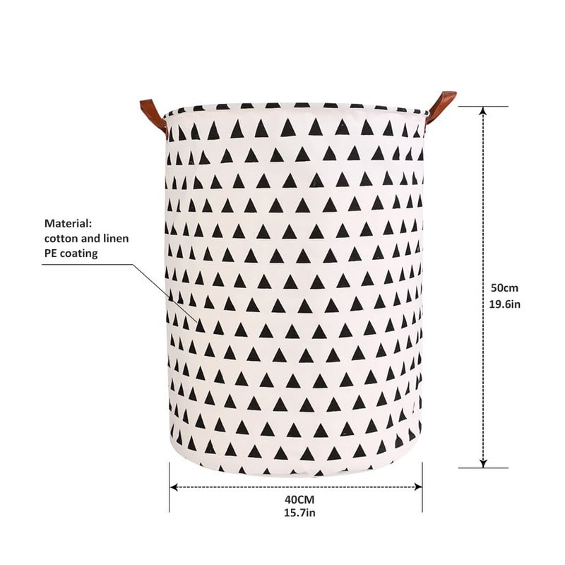 Naujas 1 vnt sulankstomas skalbinių krepšelis didelės talpos skalbinių kliūtis nešvariems drabužiams laikyti
