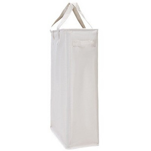 Oksfordas veļas grozs salokāms ūdensizturīgs netīro apģērbu šķērslis ar rokturiem, tievs veļas grozs šaurs vannas istabas veļas grozs