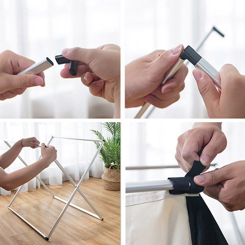 Skalbinių rūšiuotojas Aliuminis krepšelis Drabužiai Modernūs skalbiniai miegamojo kojinių rūšiuotojai Namų vonios sulankstomi