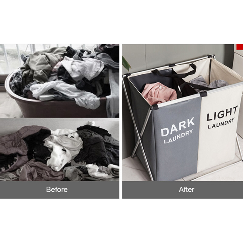 Skalbinių rūšiuotojas Aliuminis krepšelis Drabužiai Modernūs skalbiniai miegamojo kojinių rūšiuotojai Namų vonios sulankstomi