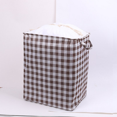 75L didelės talpos medvilninis lininis nešvarių skalbinių krepšelis sulankstomas kvadratinis vandeniui atsparus organizatorius kibiras nešvarių drabužių laikymo krepšelis