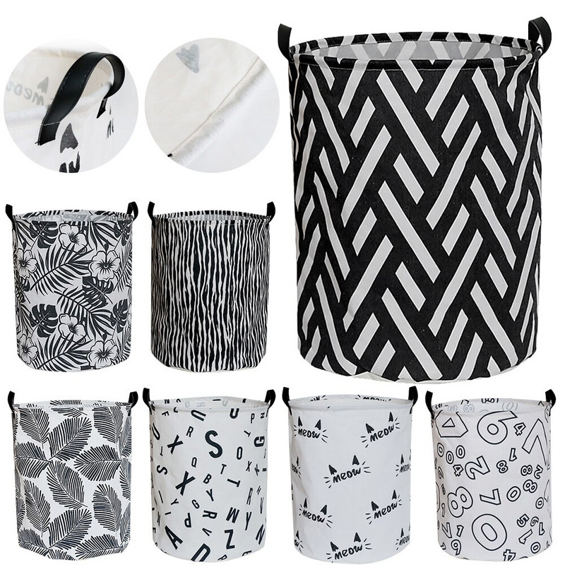 Vászon vízálló mosodai rendszerező kosár nagy űrtartalmú ruhaneműk akadályai piszkos ruhák tároló táska játék otthoni tároló doboz