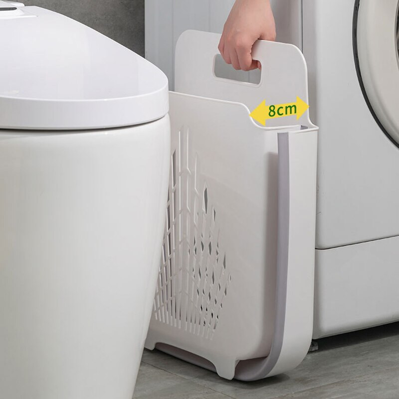 Zidna sklopiva košara Prozračna košara za pohranu prljave odjeće Kanta za pohranu kupaonske odjeće Torba za organizator rublja