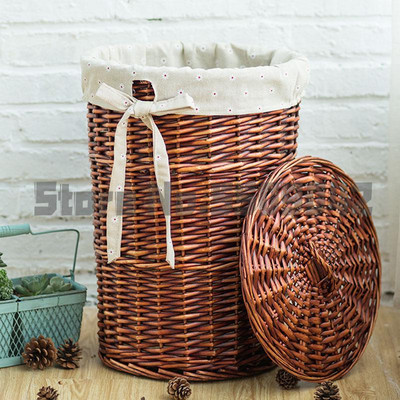 Riiete hoiukorv takistab pesu tünn rotangist suur riiete mänguasi pintsetid majapidamis kattega