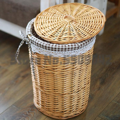 Riiete hoiukorv takistab pesu tünn rotangist suur riiete mänguasi pintsetid majapidamis kattega