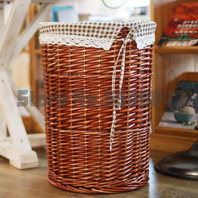 Riiete hoiukorv takistab pesu tünn rotangist suur riiete mänguasi pintsetid majapidamis kattega