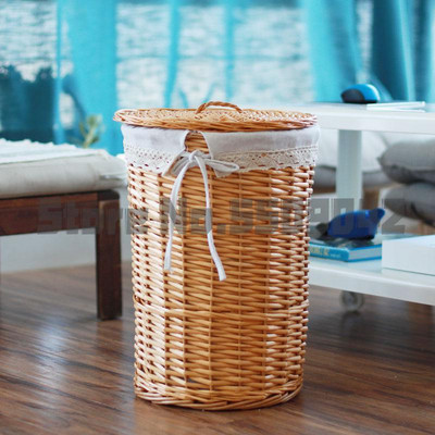 Riiete hoiukorv takistab pesu tünn rotangist suur riiete mänguasi pintsetid majapidamis kattega