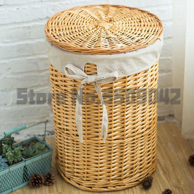 Riiete hoiukorv takistab pesu tünn rotangist suur riiete mänguasi pintsetid majapidamis kattega