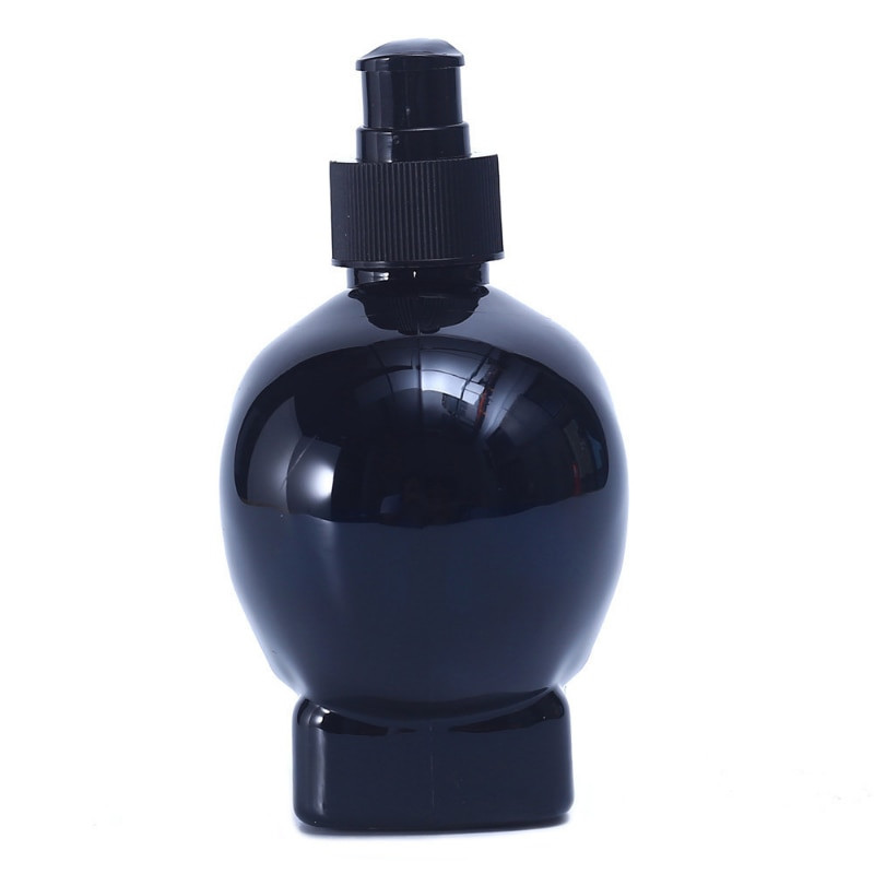 Creative Skull Folyékony szappan adagolók Fekete műanyag kézfertőtlenítő pumpás flakonok sampon lotion palack fürdőszobai tároló kellékek