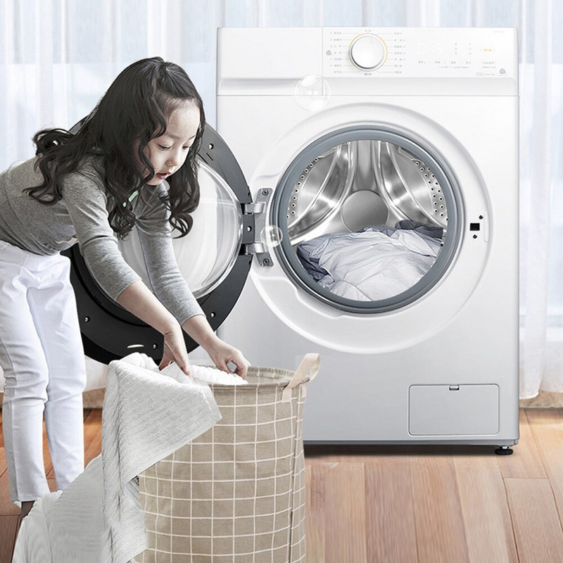 Mosodai kosár Összehajtható tároló vödör pamut vászon szövet Vízálló piszkos ruhák akadályozzák az otthoni játékokat.