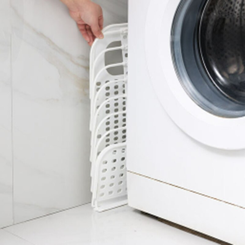 Új összecsukható piszkos ruha kosár akasztó falra piszkos ruhák összecsukható polc mosodai kosár fehérnemű tárolás hordó akadály