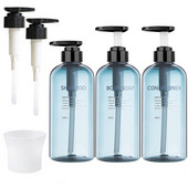 3 bucăți/set loțiune tip apăsare flacon gol 300 ml/500 ml șampon pentru baie recipient cu emulsie de mare capacitate dozator de săpun lichid