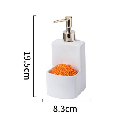 Flacon de loțiune din ceramică Flacon de loțiune portabil de uz casnic Gel de duș pentru baie șampon șampon pentru curățarea feței flacon de distribuire