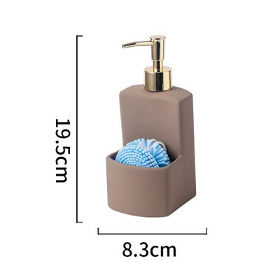 Flacon de loțiune din ceramică Flacon de loțiune portabil de uz casnic Gel de duș pentru baie șampon șampon pentru curățarea feței flacon de distribuire