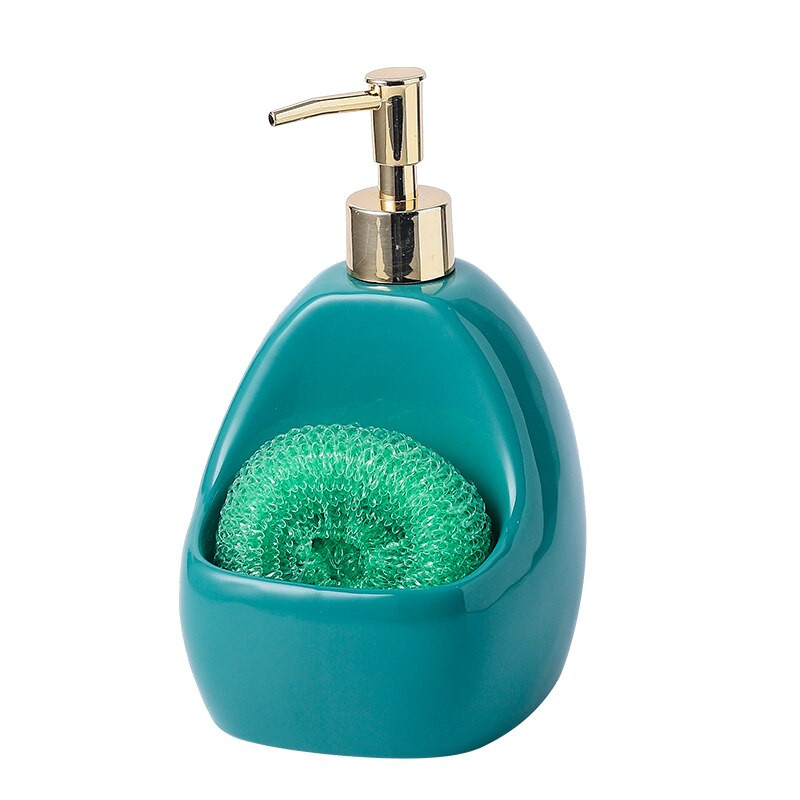 Flacon de loțiune din ceramică Flacon de loțiune portabil de uz casnic Gel de duș pentru baie șampon șampon pentru curățarea feței flacon de distribuire