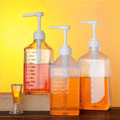 Dozator tekućine od 1600 ml s kamencem Prozirni deterdžent za pranje rublja Prazne boce Posuda za pohranu omekšivača za sirup od kave Bee Drip