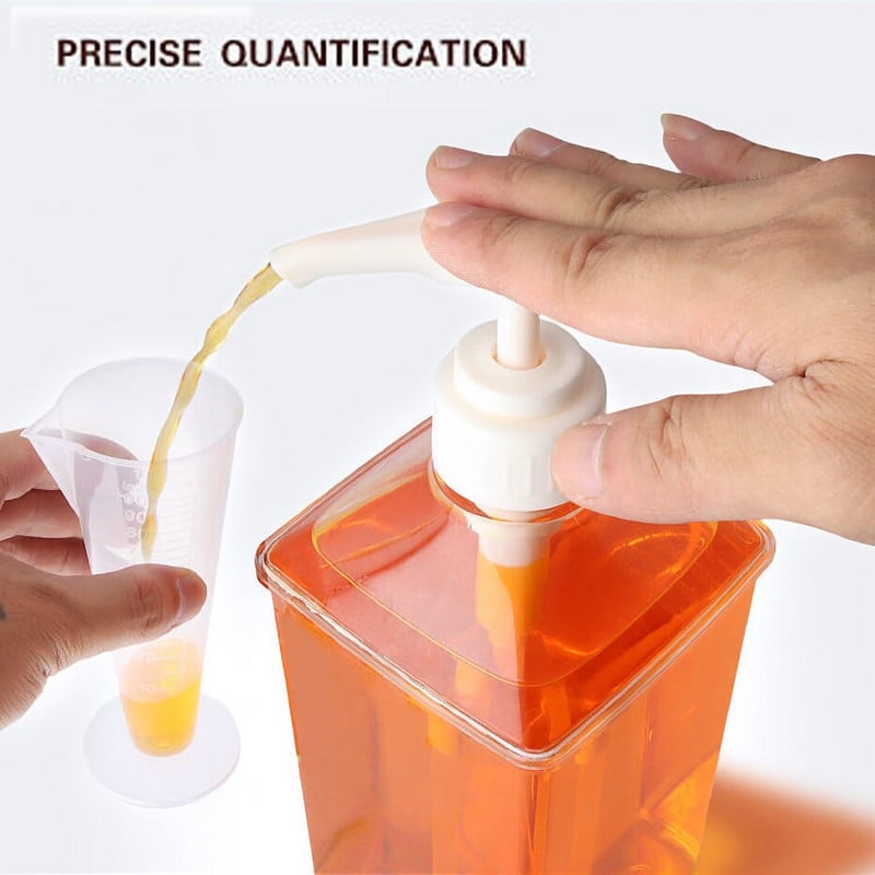 Dozator tekućine od 1600 ml s kamencem Prozirni deterdžent za pranje rublja Prazne boce Posuda za pohranu omekšivača za sirup od kave Bee Drip