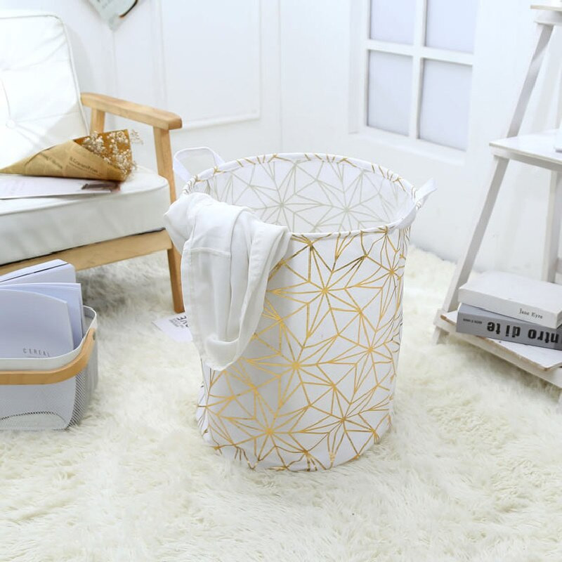 Coș de rufe pentru copii, ștanțat la cald, pliabil, organizator mare de depozitare, accesorii pentru animale de companie, haine, jucării, pungi de depozitare, acasă, sufragerie, dormitor