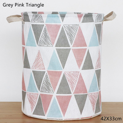 Nešvarių skalbinių krepšelis sulankstomas didelės talpos drabužių laikymo kibiras Vaikų žaislų krepšelis namo vandeniui atsparus tvarkytuvas su rankenomis